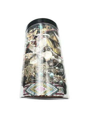 Mystery Jewelry Jar #18 Wearable Quality Pieces 2lbs Necklace Bracelet Earrings